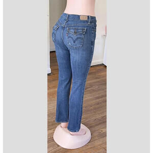 BootCut Levi's 515 size 4s/c mid rise stretch jeans LikNw Condition